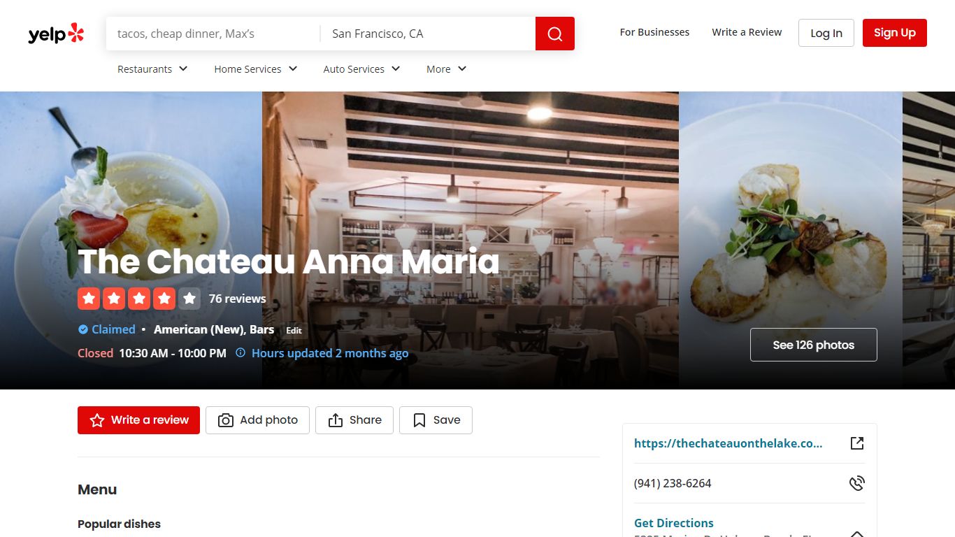 THE CHATEAU ANNA MARIA - 122 Photos & 74 Reviews - Yelp
