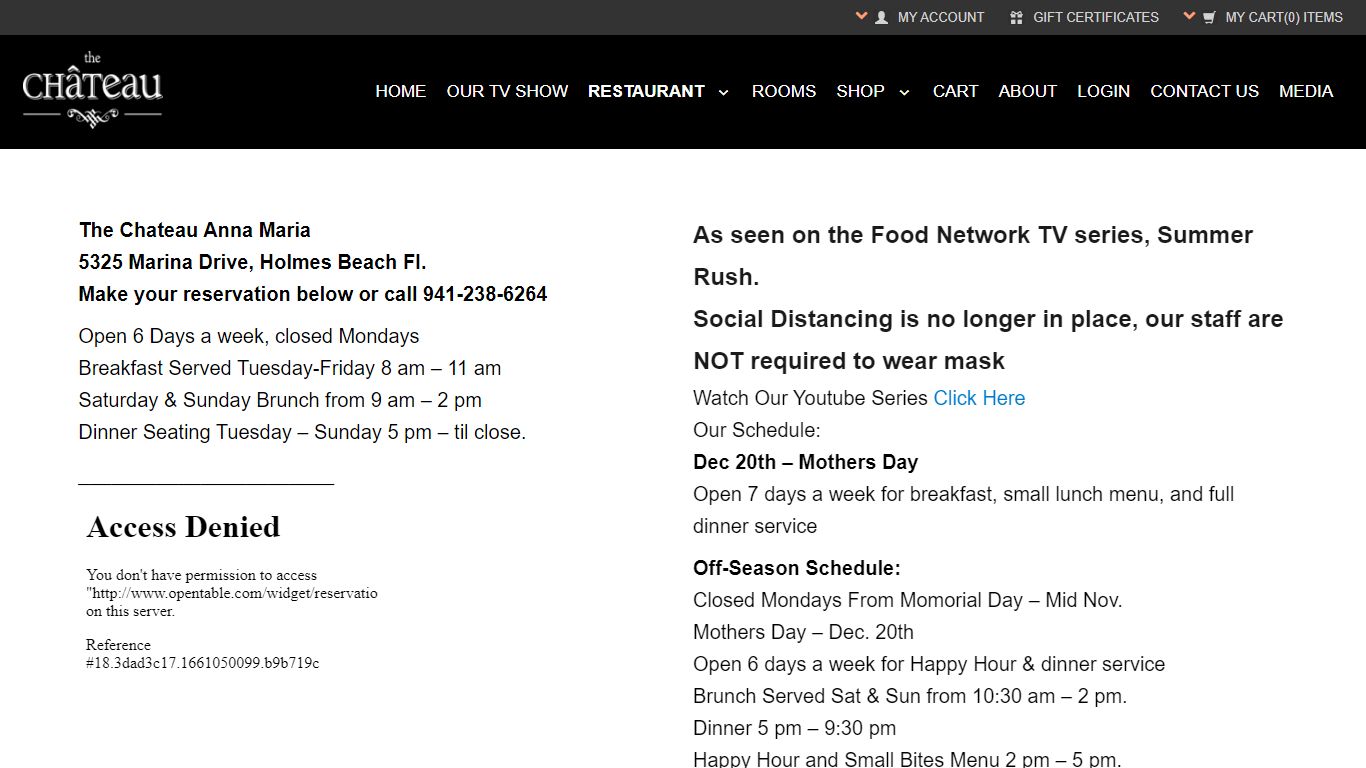 Anna Maria Island Reservations - The Chateau At Home